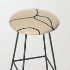 Abstract line art 23 Stool Gallery Image 2
