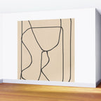 Abstract line art 23 Wall Mural Gallery Image 2