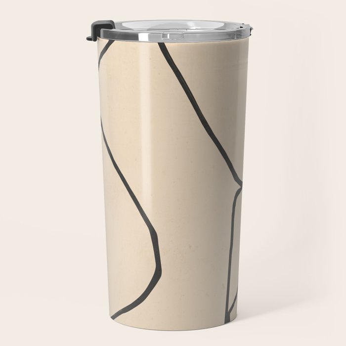 Abstract line art 23 Travel Mug Gallery Image 3
