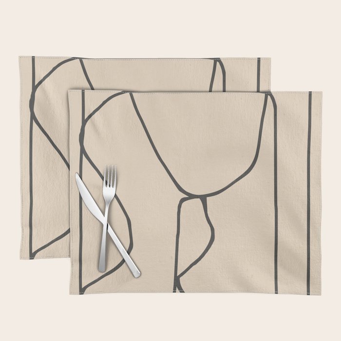 Abstract line art 23 Placemat Gallery Image 1