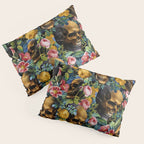 Skull and Flowers Pattern Pillow Sham Gallery Image 3
