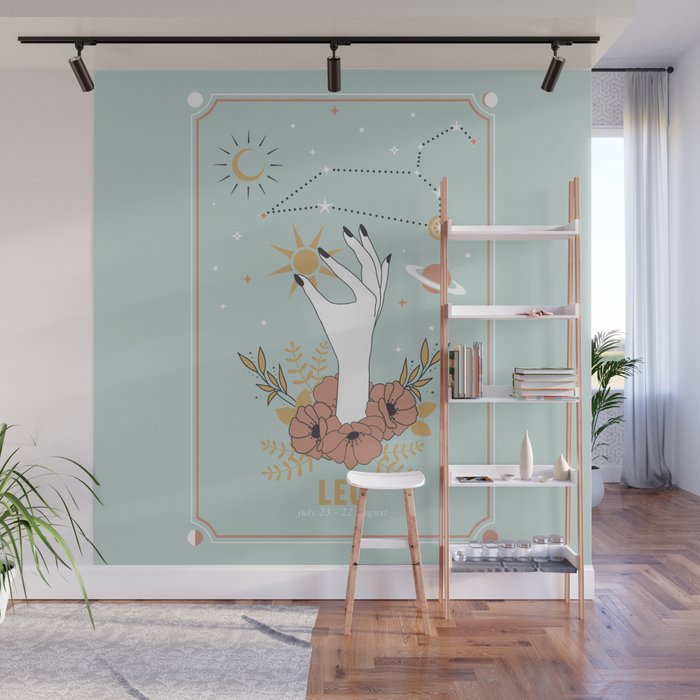 Leo Zodiac Series Wall Mural Gallery Image 1