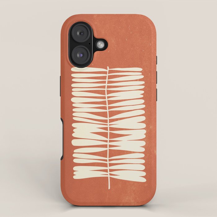 Rust Fern iPhone Case Gallery Image 1