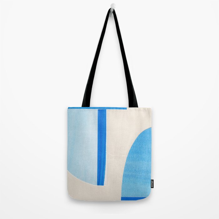 Blue Abstract Collage #1 Tote Bag Gallery Image 2