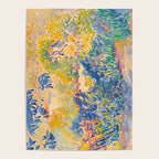 Henri-Edmond Cross Neo-Impressionism Pointillism The Artist's Garden at St. Clair Watercolor Paintin Poster Gallery Image 4
