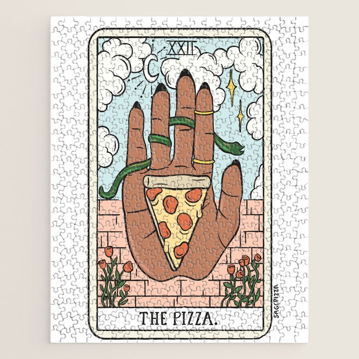 PIZZA READING (DARK) Jigsaw Puzzle Gallery Image 1