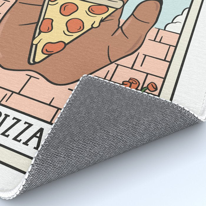 PIZZA READING (DARK) Rug Gallery Image 4