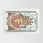 PIZZA READING (DARK) Rug Gallery Image 2