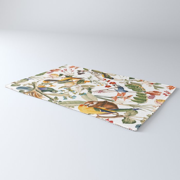Floral and Birds XXXII Rug Gallery Image 3