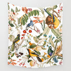 Floral and Birds XXXII Wall Tapestry Gallery Image 4