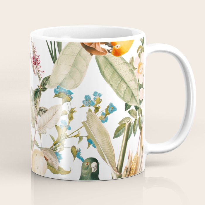 Floral and Birds XXXII Coffee Mug Gallery Image 1