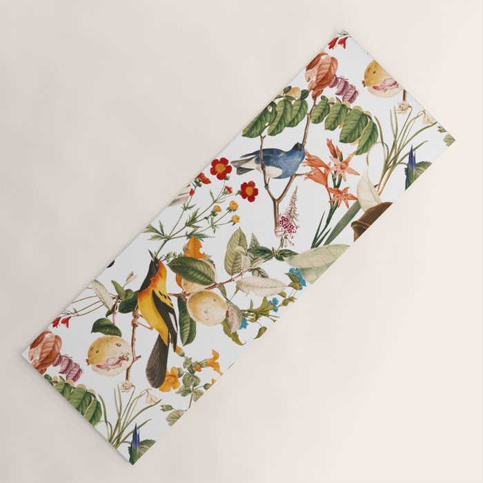 Floral and Birds XXXII Yoga Mat Gallery Image 1