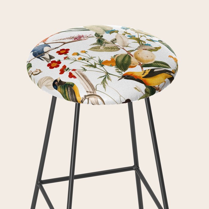 Floral and Birds XXXII Stool Gallery Image 2