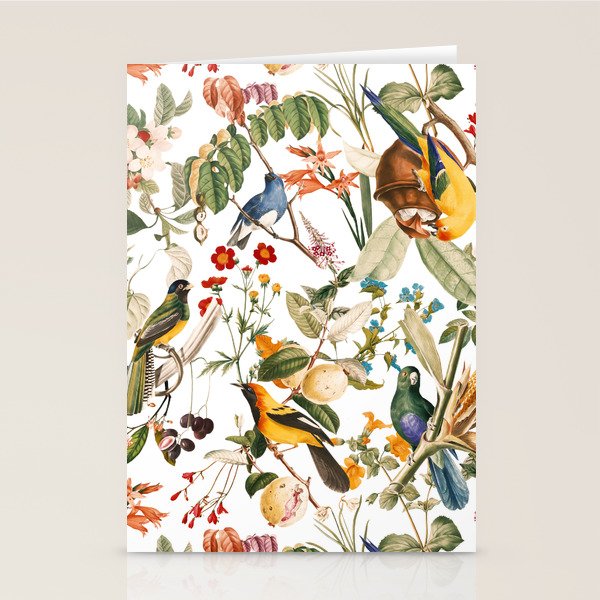 Floral and Birds XXXII Stationery Card Gallery Image 2