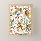 Floral and Birds XXXII Mini Art Print Gallery Image 1