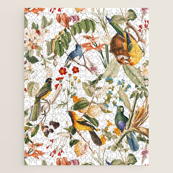 Floral and Birds XXXII Jigsaw Puzzle Gallery Image 1
