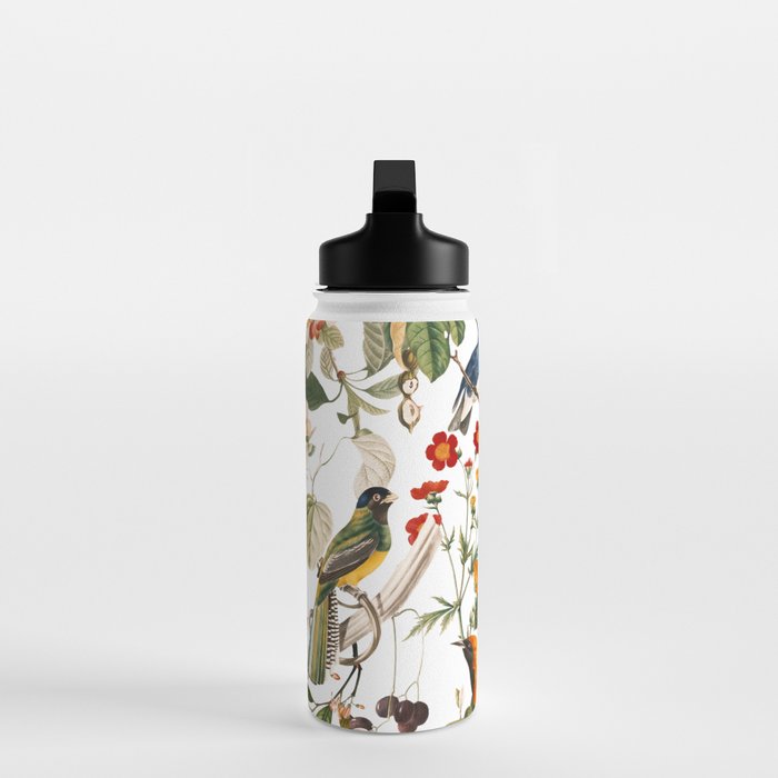 Floral and Birds XXXII Water Bottle Gallery Image 3
