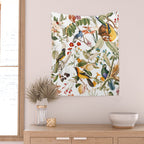 Floral and Birds XXXII Wall Tapestry Gallery Image 2
