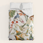 Floral and Birds XXXII Duvet Cover Gallery Image 6