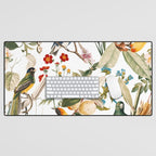 Floral and Birds XXXII Desk Mat Gallery Image 1