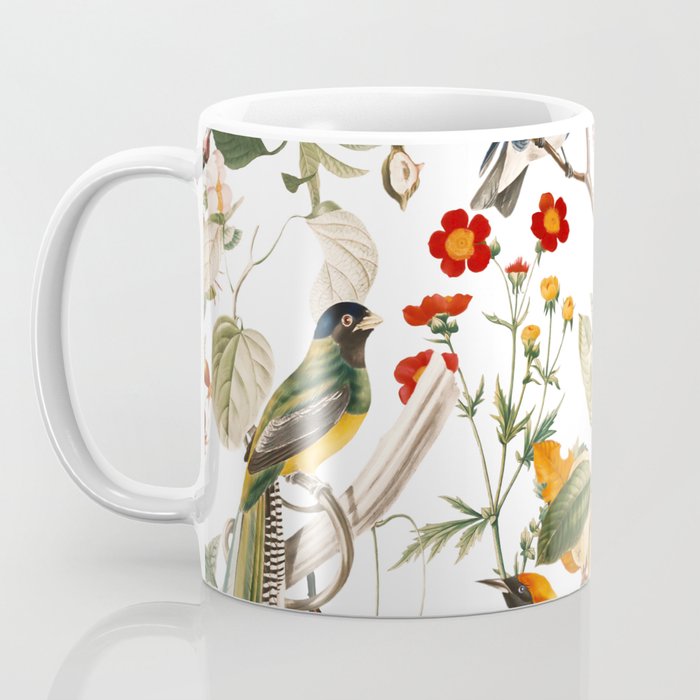 Floral and Birds XXXII Coffee Mug Gallery Image 3