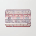 Pretty in Pink x New Orleans French Quarter Photography Bath Mat Gallery Image 1