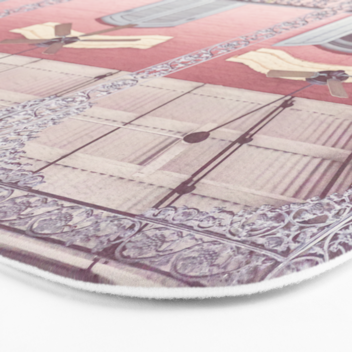 Pretty in Pink x New Orleans French Quarter Photography Bath Mat Gallery Image 3