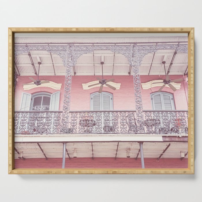 Pretty in Pink x New Orleans French Quarter Photography Serving Tray Gallery Image 1