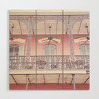 Pretty in Pink x New Orleans French Quarter Photography Wood Wall Art Gallery Image 1