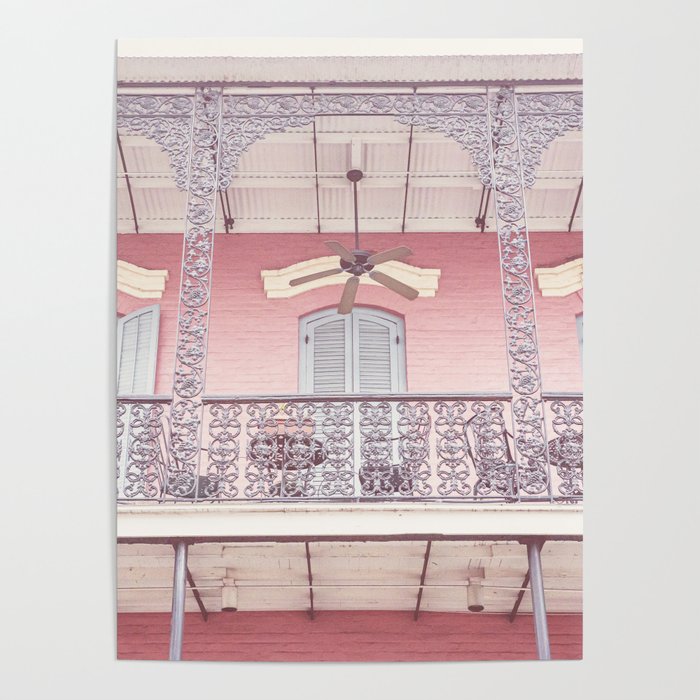Pretty in Pink x New Orleans French Quarter Photography Poster Gallery Image 4