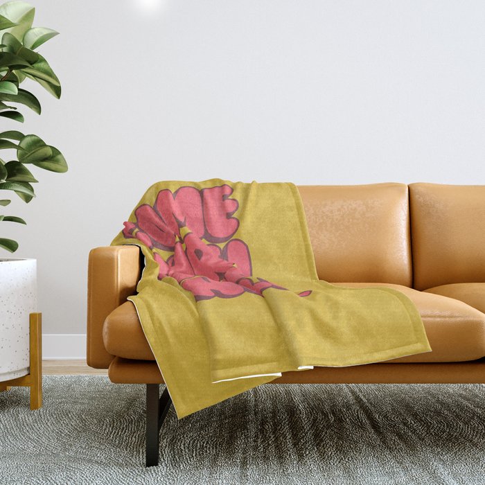 Come Thru And Chill Throw Blanket Gallery Image 1