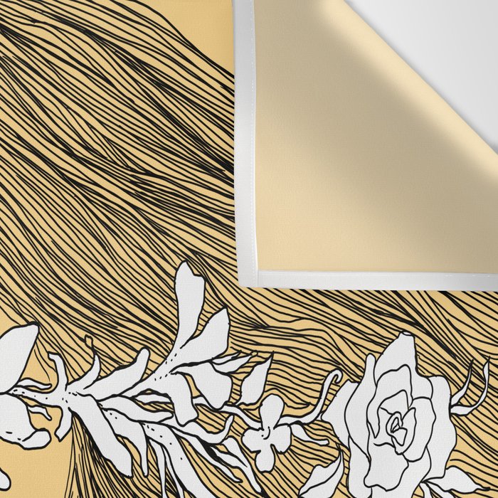 Flowers in My Eyes (Life in a Glimpse) Wall Tapestry Gallery Image 3