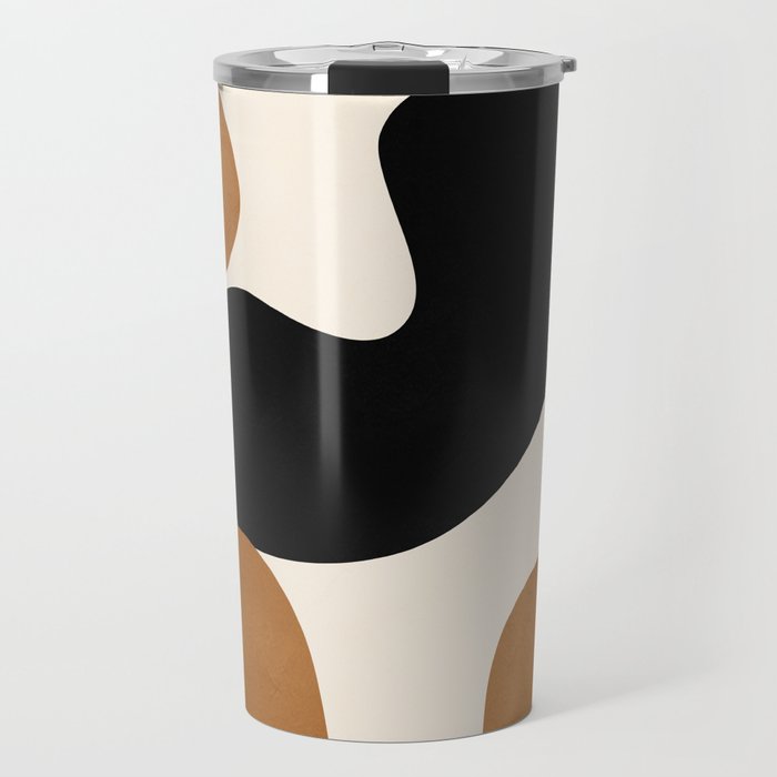 Abstract Art Minimal Shape 5 Travel Mug Gallery Image 1