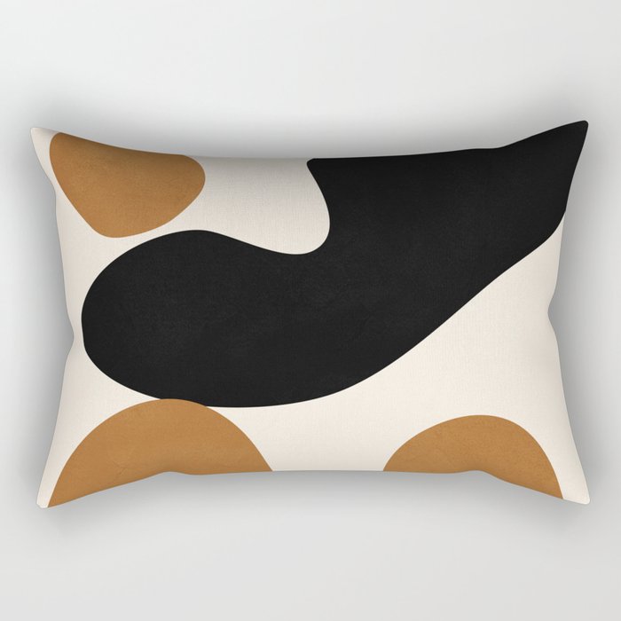Abstract Art Minimal Shape 5 Rectangular Pillow Gallery Image 1