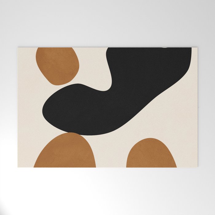 Abstract Art Minimal Shape 5 Welcome Mat Gallery Image 1