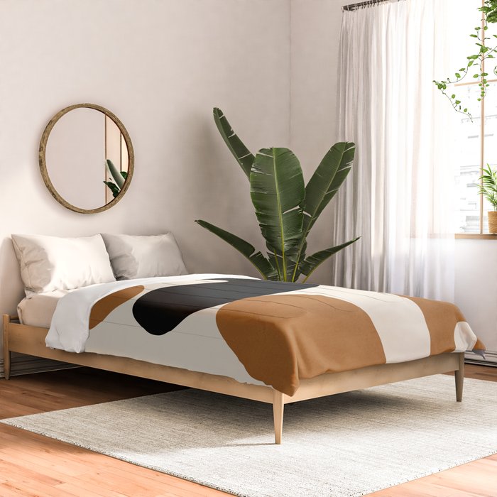 Abstract Art Minimal Shape 5 Comforter Gallery Image 2