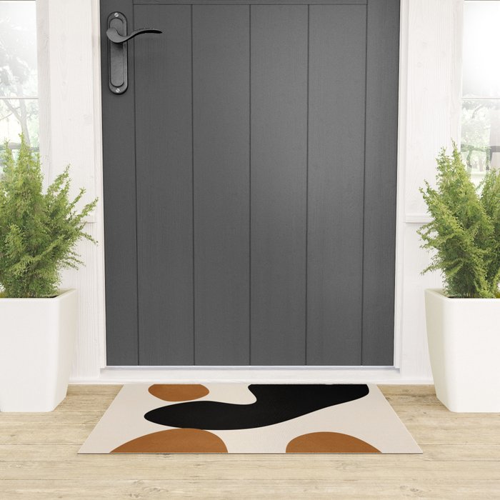 Abstract Art Minimal Shape 5 Welcome Mat Gallery Image 3