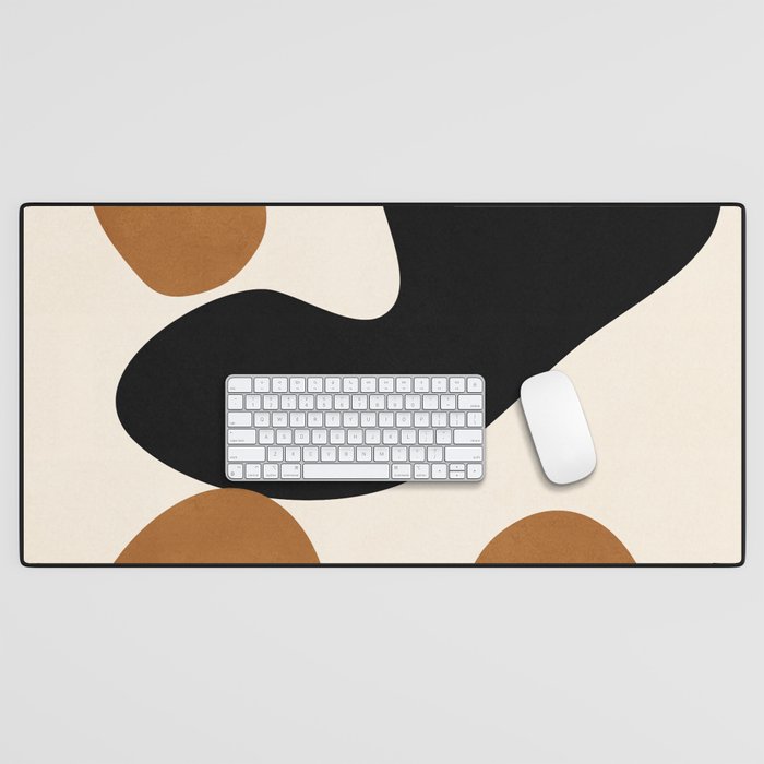 Abstract Art Minimal Shape 5 Desk Mat Gallery Image 1