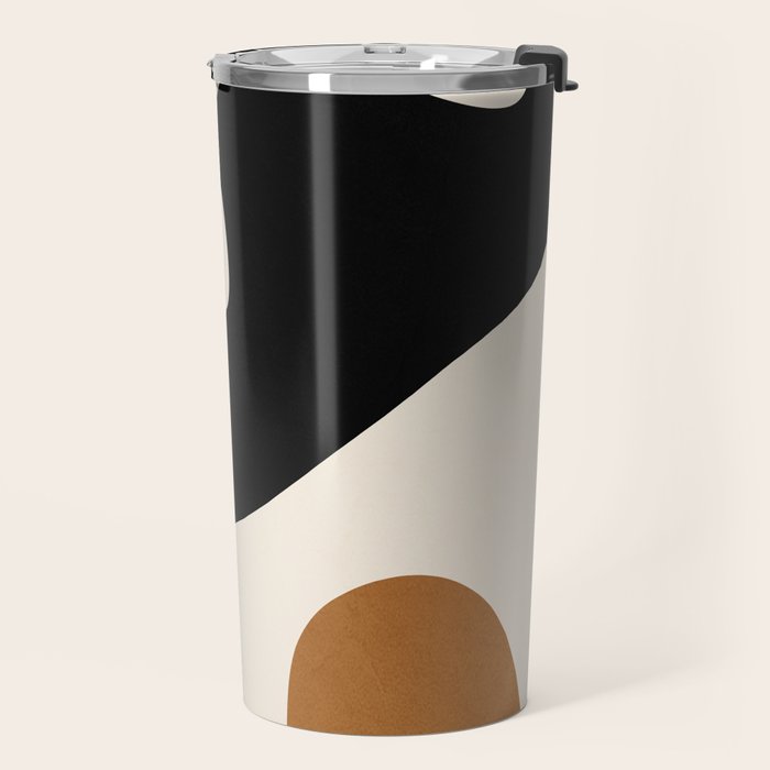 Abstract Art Minimal Shape 5 Travel Mug Gallery Image 2
