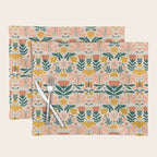 Pretty Floral - Earth Colors Placemat Gallery Image 1