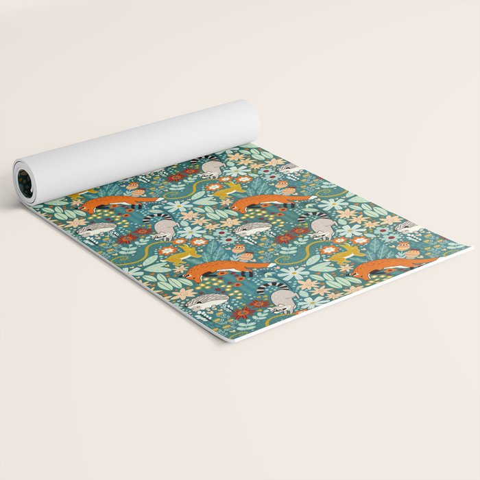 Woodland Pattern Yoga Mat Gallery Image 2