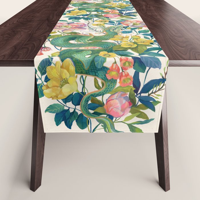 Floral Dragon Table Runner Gallery Image 1