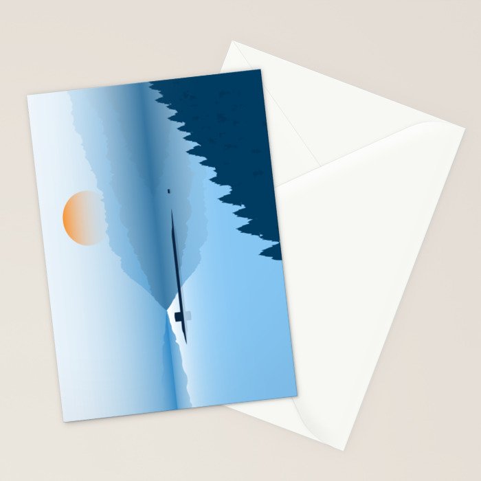 Misty Submarine Stationery Card Gallery Image 2