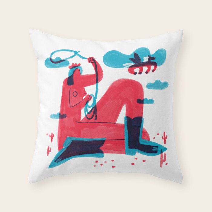 Runaway Pegasus Throw Pillow Gallery Image 6