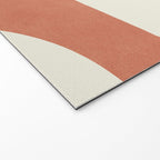 Abstract Lines Composition - Orange Brown Welcome Mat Gallery Image 2