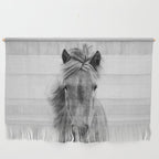 Wild Horse - Black & White Wall Hanging Gallery Image 1