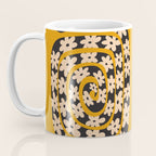 Black & Cream Snake Flower - Orange  Coffee Mug Gallery Image 3