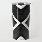 Urban Tribal Pattern No.1 - Concrete and Wood Travel Mug Gallery Image 1