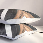 Urban Tribal Pattern No.1 - Concrete and Wood Pillow Sham Gallery Image 3