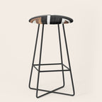 Urban Tribal Pattern No.1 - Concrete and Wood Stool Gallery Image 1
